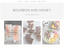 Tablet Screenshot of bourbonandhoney.com